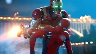 Iron Man Saves Spider-Man - Spider-Man: Homecoming (2017) Movie CLIP HD screenshot 3