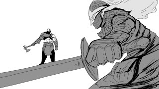 Kratos VS Tarnished Animation, GOW x Elden Ring GOTY 2022