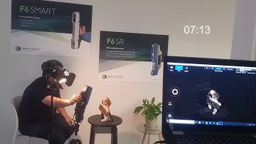 3D scanning with the F6 sr and a manual turning table