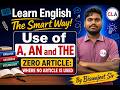Article & Zero Article | English | Biswajeet Sir |@Clacademy-26