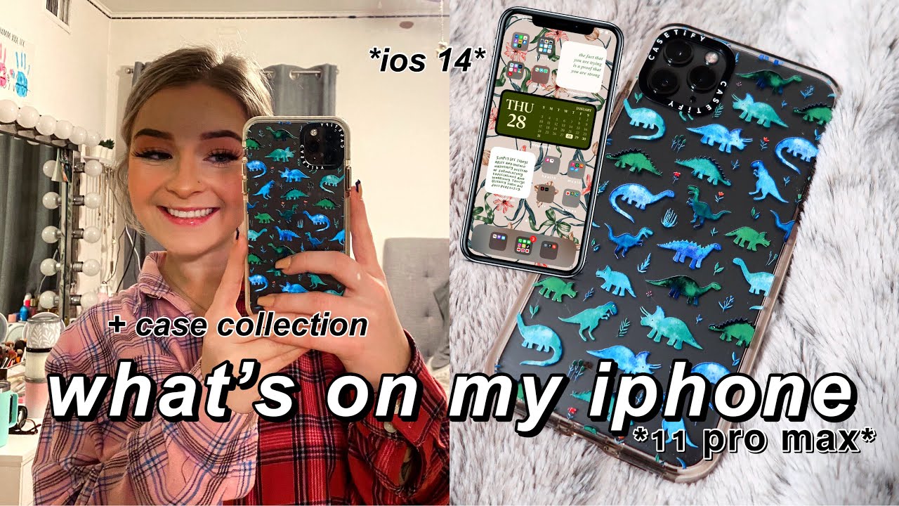 WHAT'S ON MY IPHONE IOS 14 *11 Pro Max* + Case Collection