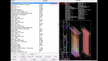 Bridge design software - concrete reinforcement, input data