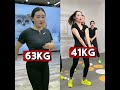 Unrecognizable! 😱 63kg vs 41kg: How 1 Year of Wanyomori Moves Rebuilt My Whole Figure!🔥 #Shorts