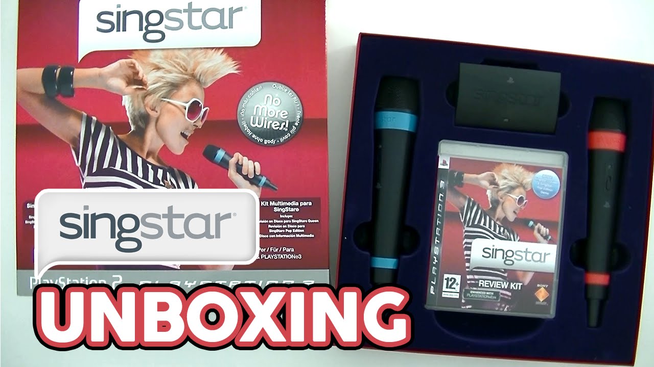SingStar Media/Press Kit Unboxing 