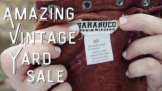 This Yard Sale Had The Most Amazing Vintage Pieces | What I Picked Up To Resell Online