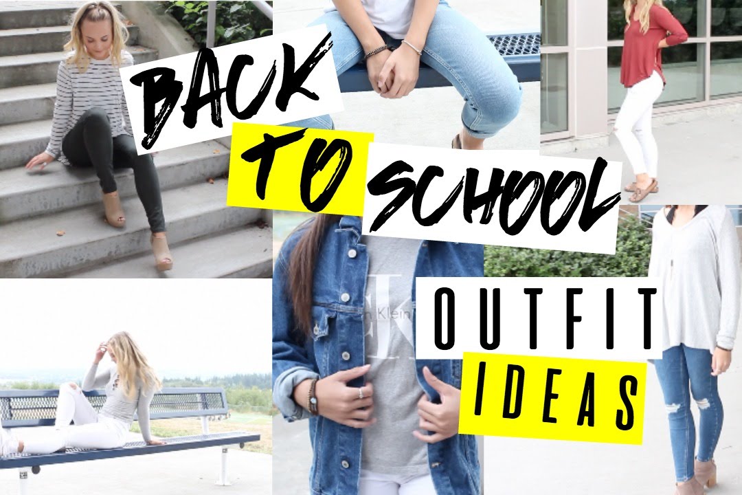 10 BACK TO SCHOOL OUTFIT IDEAS - YouTube