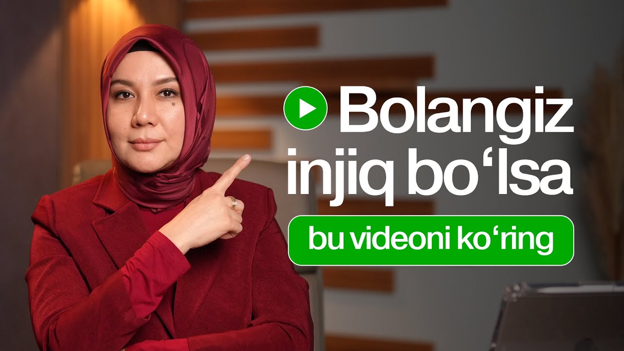 Bolangiz injiq boʻlsa ayb sizda!