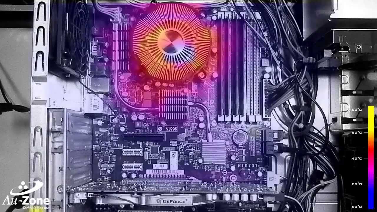 Au-Zone Thermal IP Camera Demo - CPU Cooling - YouTube