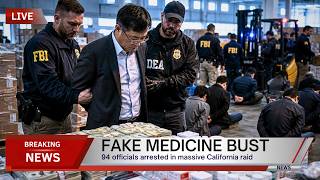FBI & DEA Bust Chinese Pharma Company in California — $2.1B Fake Medicine, 94 Officials Arrested!