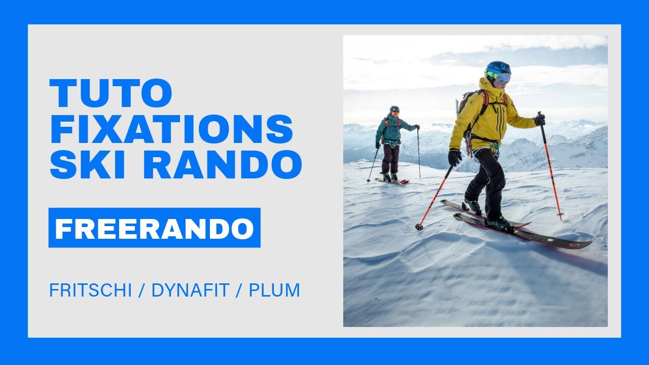 Comparatif des Fixations de Ski freerando : Fritschi Vipec, Dynafit Rotation,  Plum Summit
