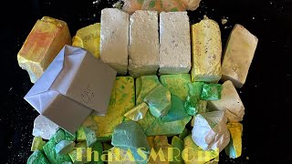 Dyed yellow and green BSN with dusty reforms.💕✨.// ASMR | Dusty | Soft | crispy | Gymchalk.