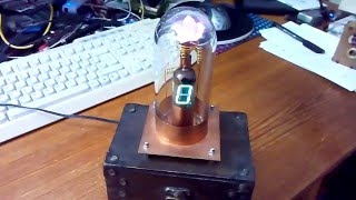 Steampunk VF Mono Segment Crystal Clock
