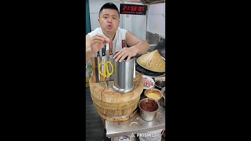 delicious food cook by funny man