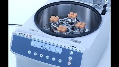 Swing rotor installation for centrifuge L500-A