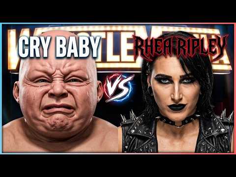 CRY BABY VS RHEA 🍼 RHEA RIPLEY WWE 2K25 LIVE #wwe2k25 #live #shorts #gaming