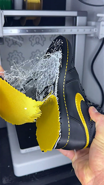 3D Printed Nike Air Jordan 1 Metallic Gold