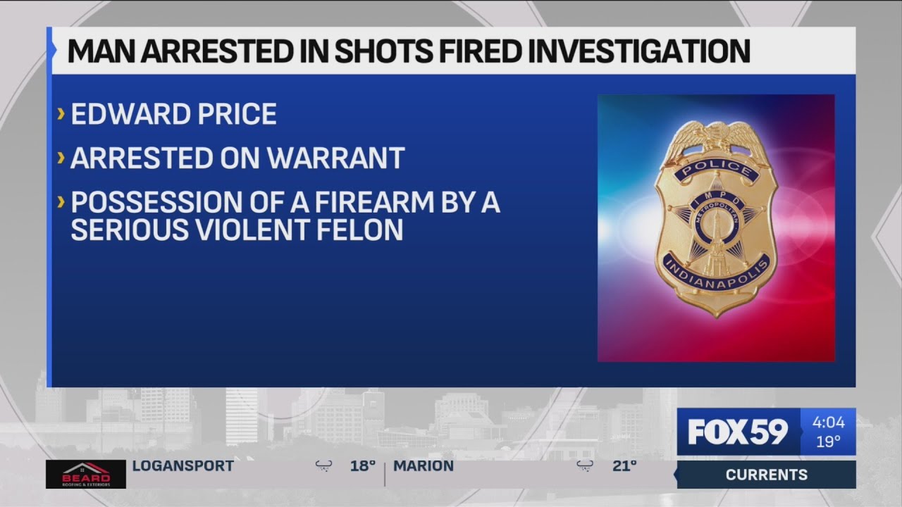 IMPD: Man arrested after New Year’s Day shots fired investigation - YouTube