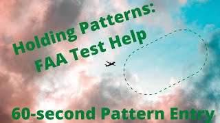 Holding Entries Easy 60-sec thumb rule FAA Test Prep Help Instrument ATP #shorts #flight #pilot #IFR