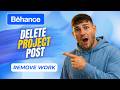 How To Unpublish Or Delete A Project On Behance (Quick Tutorial 2026)