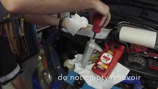 Subaru power steering fluid flush change ATF