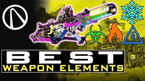 Borderlands 3 BEST WEAPON ELEMENT DAMAGE to USE AGAINST ENEMIES