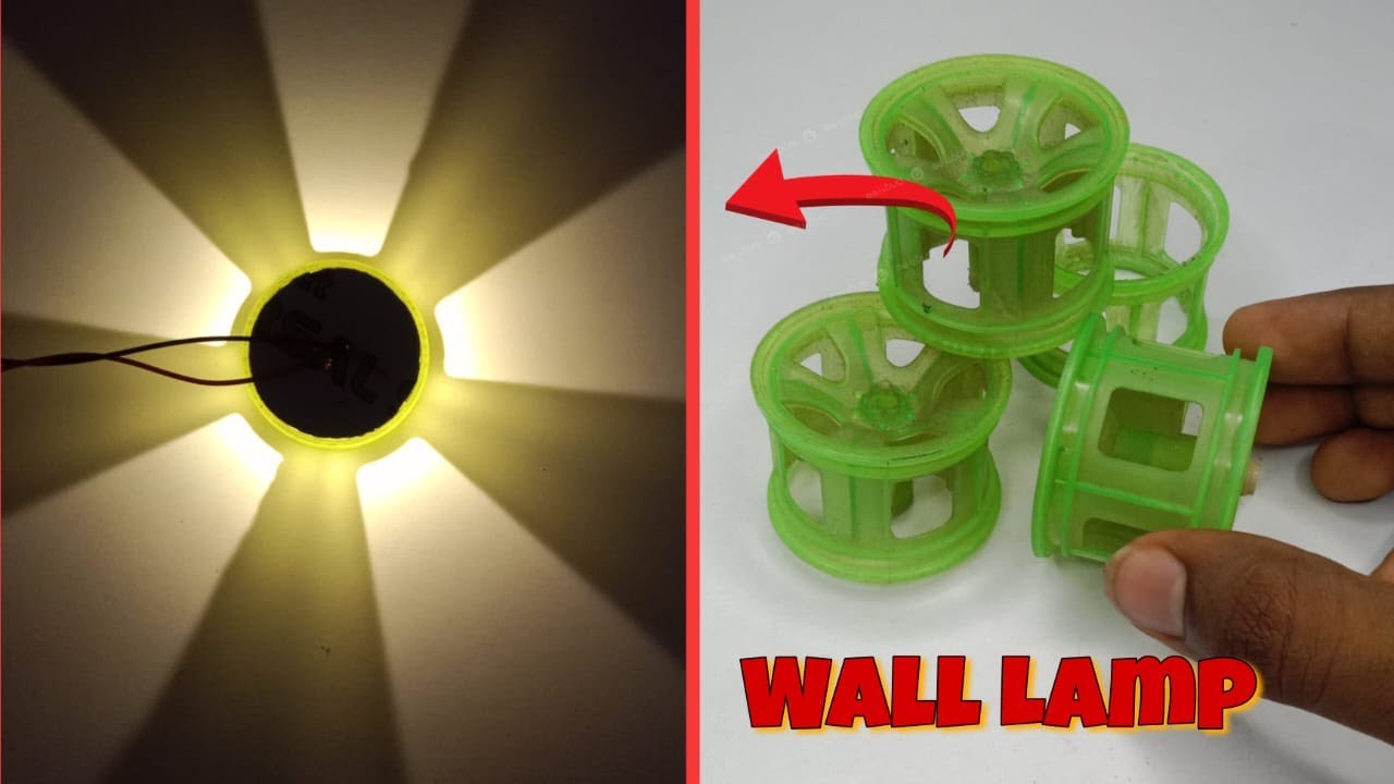 Modern Lighting Ideas from Wheel Simple Wall Lamp DIY Crafts YouTube