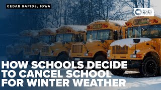How schools decide whether or not to close schools during winter weather
