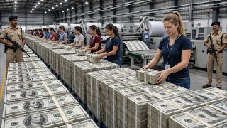 How the US Prints Billions:The $100 Bill Manufacturing Process. Inside America Secret Money Factory