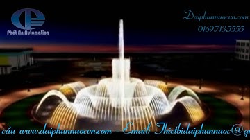 Thiết kế thi công mô hình đài phun nước, nhạc nước nghệ thuật