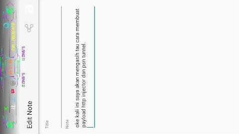 Cara membuat payload http injector dan psn tunnel