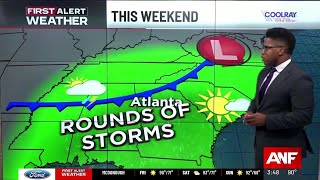 First Alert | A few storms likely this weekend