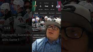 RD 2: Game 1/7: Wild- 6 VS Avalanche- 9