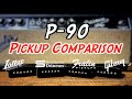 P90 Pickup Comparison | Lollar/Fralin/Gibson/Seymour Duncan | Shootout