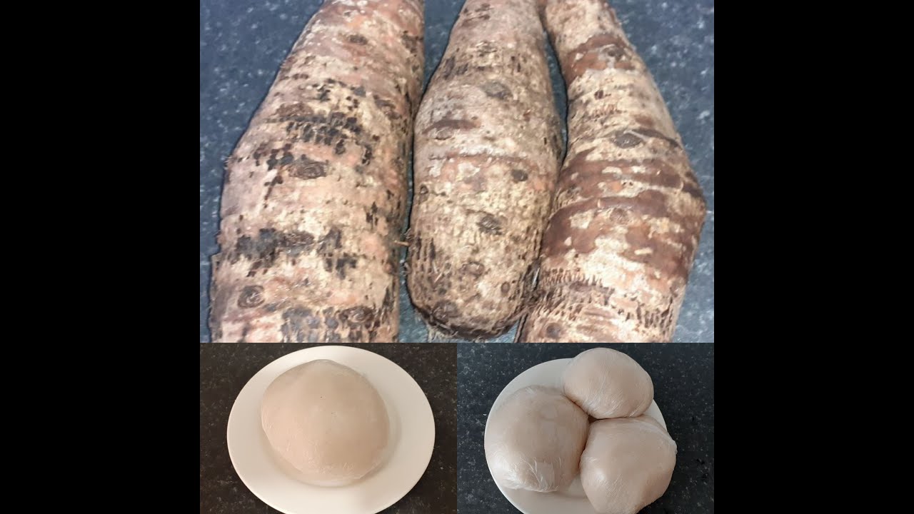 How to make cocoyam Fufu