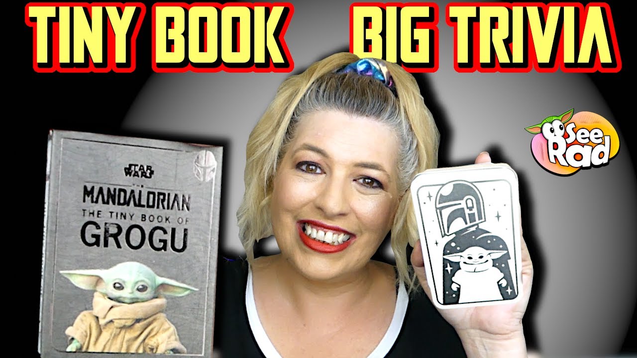 THE TINY BOOK OF GROGU - How Tiny Is It & Mandalorian Trivia Quiz Card Game - Baby Yoda REVIEW
