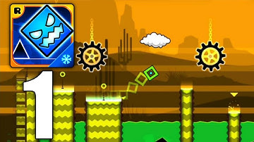 Geometry Dash Subzero - First Gameplay Walkthrough Part 1 (Android, IOS)