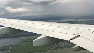 KLM Descends Over Dutch Polders