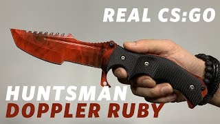 REAL CS:GO KNIVES - Huntsman - Doppler Ruby - KNIFY
