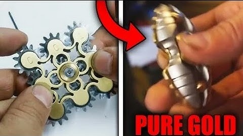 Top 5 MOST EXPENSIVE ($1200) FIDGET SPINNERS!