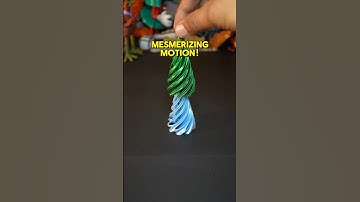 3D-Printed Snowflake Cone Passthrough. #3dprinting #illusion