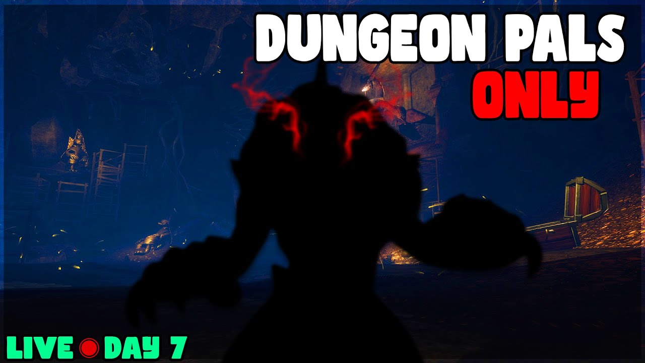 Palworld but I can ONLY USE DUNGEON PALS - Subathon Day 19