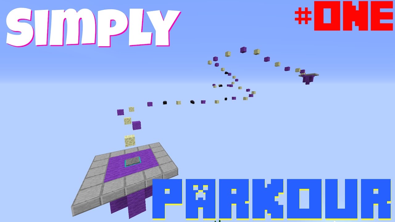 Simply Parkour Pt. One | The Parkour map I built! - YouTube