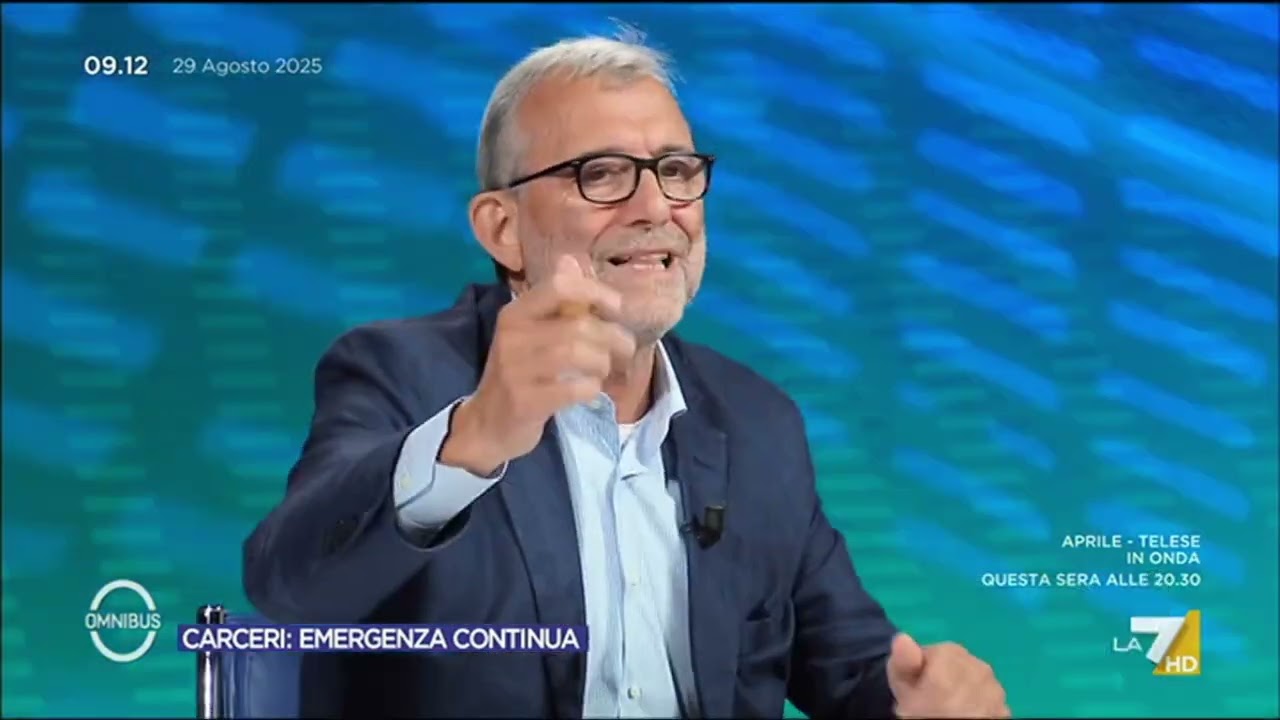 LA7 OMNIBUS - 2025 Il carcere dei record negativi!