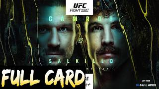 UFC Vegas 120 Predictions Gamrot vs Salkilld Full Card Betting Breakdown