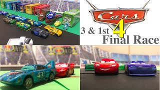 Summary : Stop Motion : Disney Pixar Cars 4 & Cars 3 & Cars  Final Race