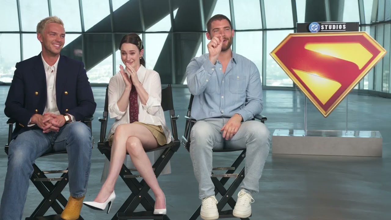 Дэвид Коренсвет, Рэйчел Броснахан и Николас Холт о музыке, веселье и «Супермене»