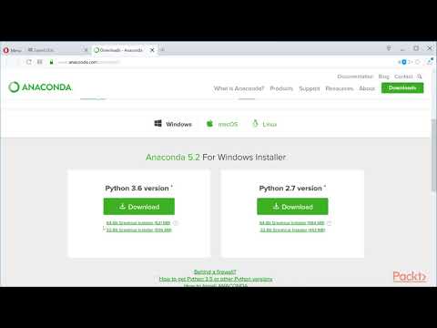 Learning Python for Data Science: Installing Anaconda  | packtpub.com
