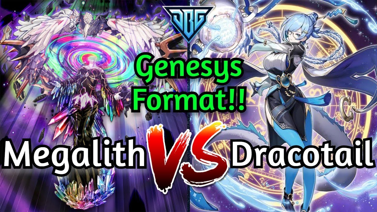 Megalith Vs Dracotail Genesys Формат Высокий рейтинг Yu-Gi-Oh!