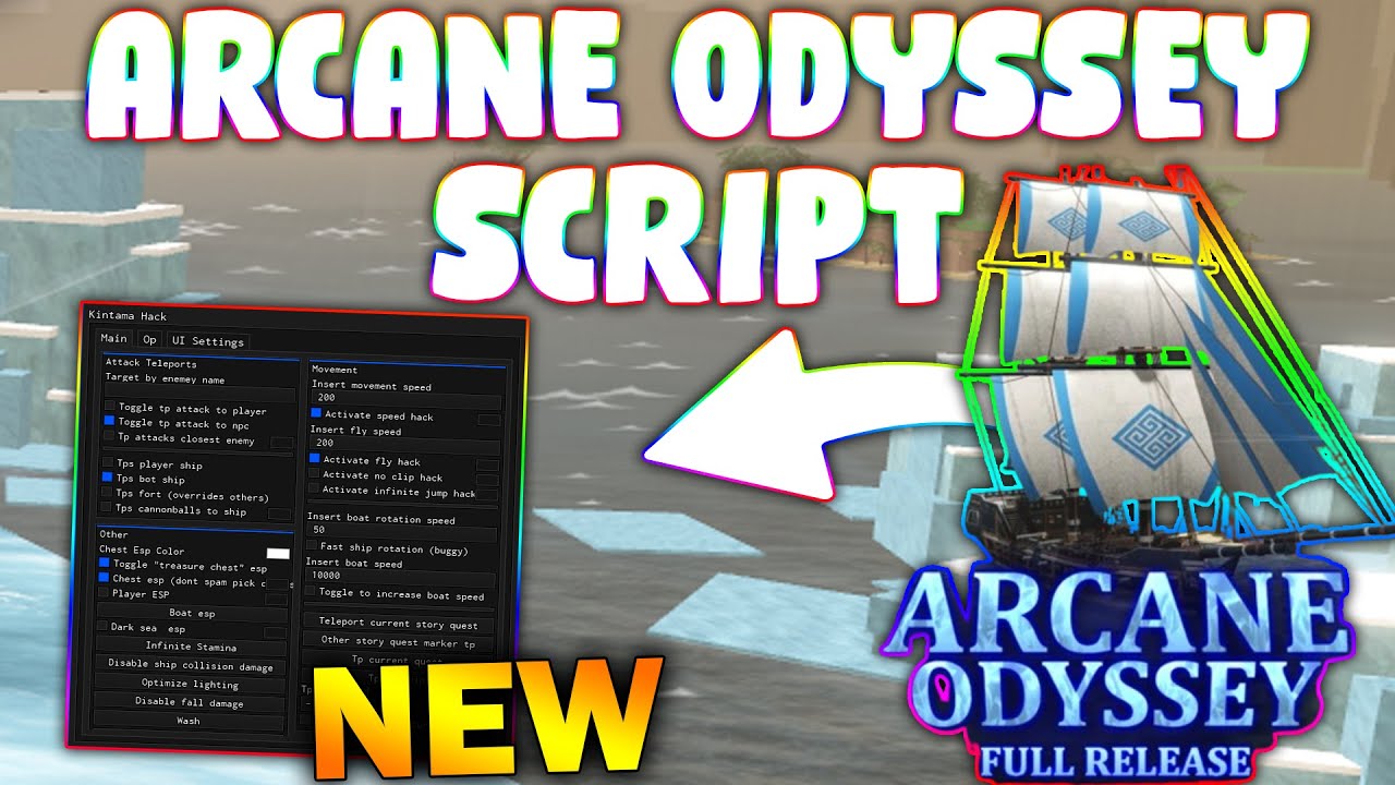 *NEW* Arcane Odyssey Script (PASTEBIN 2026) (KILLAURA, FLY, SPEED, CHEST ESP, INSTANT KILL)