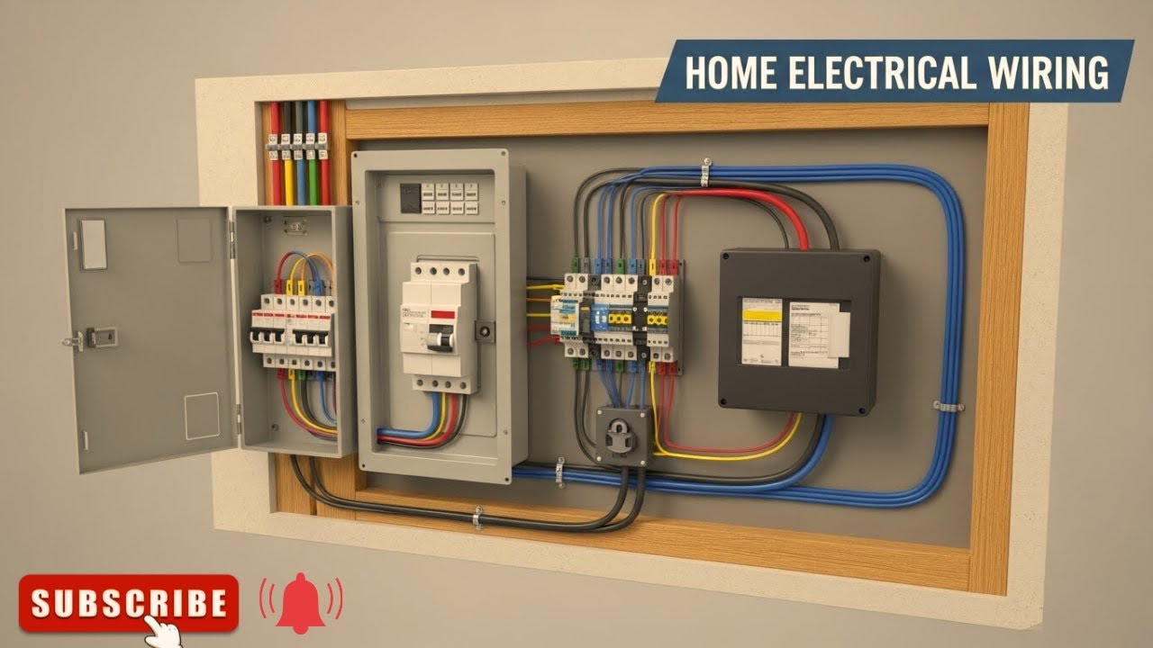 Home Electrical Wiring Explained | A Step-by-Step Guide for Beginners | Tech Explained Story